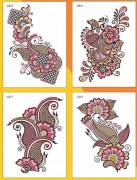 Water Transfer Tattoos - Henna Designs